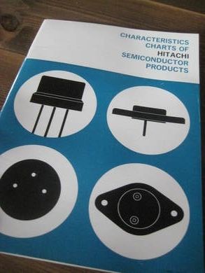 Brosjyre, CHARACTERISTICS CHARTS OF HITACHI SEMICONDUCTOR PRODUCTS, 27 sider, 1964.