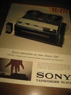 SONY TAPERECORDER TC-272.