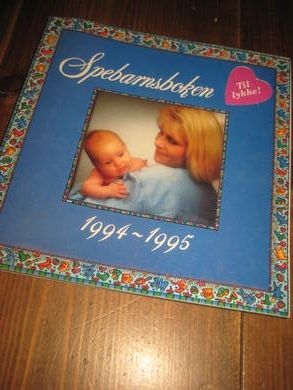 Spebarnsboken, 1994,95, ubrukt.