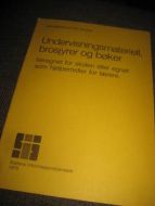 Undervisningsmateriell, brosjyrer og bøker. 1976