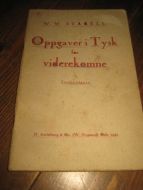 STABELL: Oppgaver i Tysk for viderekomne. 1942