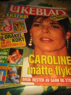 1993,nr 002, Norsk Ukeblad. CAROLINE.