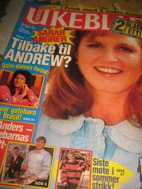 1993,nr 017, NORSK UKEBLAD. SARAH