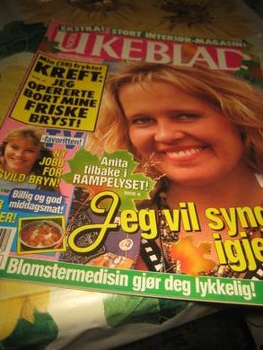 1993,nr 038, NORSK UKEBLAD. ANITA HEGERLAND