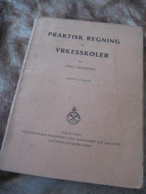 JACOBSEN: PRAKRISK REGNING FOR YRKESSKOLER. 1962