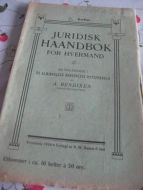 1910, hefte nr 8, JURIDISK HAANDBOK FOR HVÆRMAND.