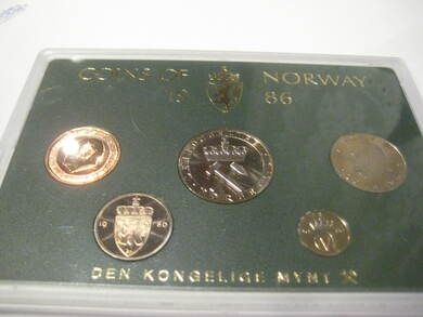 1986, COINS OF NORWAY.