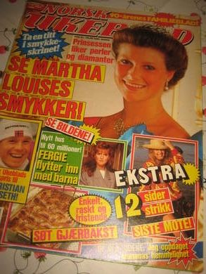 1990,nr 010, NORSK UKEBLAD. MARTHA - FERGIE