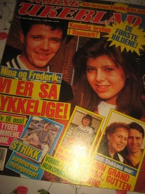 1990,nr 018, NORSK UKEBLAD. NINA OG FREDRIK