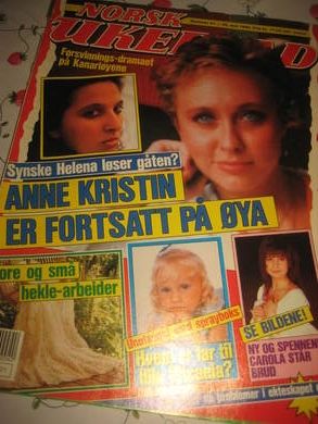 1990,nr 021, NORSK UKEBLAD. CAROLA