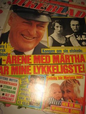 1990,nr 035, NORSK UKEBLAD. KONG OLAV