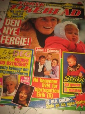 1990,nr 007, NORSK UKEBLAD. FERGIE