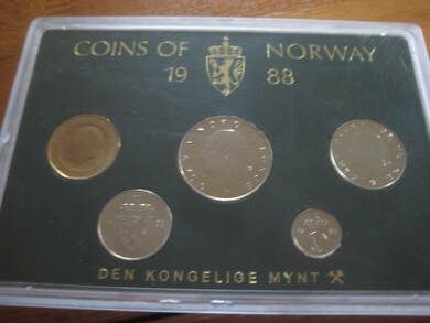 1988, COINS OF NORWAY.