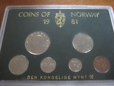 1981, COINS OF NORWAY.