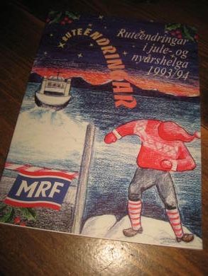 MRF, Ruteendringer i jule- og nyttårshelga 1993-94.