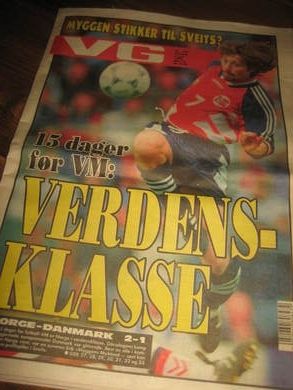 1994,NR 143, VG. VERDENS KLASSE.