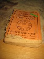 COOKS CONTINENTAL TIME TABLE. 1924.