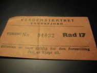 VERDENSTEATERET, SANDEFJORD, 94032, 60 tallet.