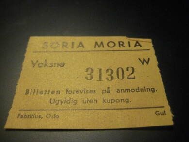 SORIA MORIA, 31302, 60 tallet.