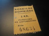 ROSKILDE DOMKIRKE, 48634, 60 tallet.