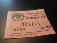 TÅRNET, HOLMENKOLLBAKKEN, 1174, 60 tallet.