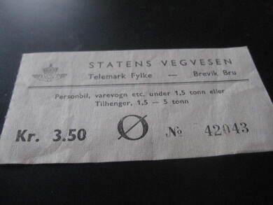 STATENS VEGVESEN, BREVIK BRU, 42043, 60 tallet.