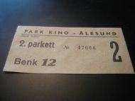 PARK KINO, ÅLESUND, 47606, 60 tallet.