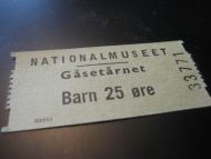 NATIONALMUSEET, GÅSETÅRNET, 33771, 60 tallet.