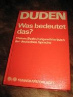 DUDEN: WAS BEDEUTET DAS? 1986