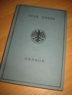 TYSK NORSK ORDBOK, 1972