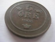 1906, 5 ØRE, 1+