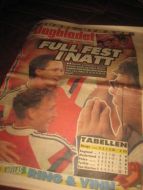 1993,nr 0144, DAGBLADET. DRILLO FOTBALL VM. FULL FEST I NATT. JUBELUTGAVE.