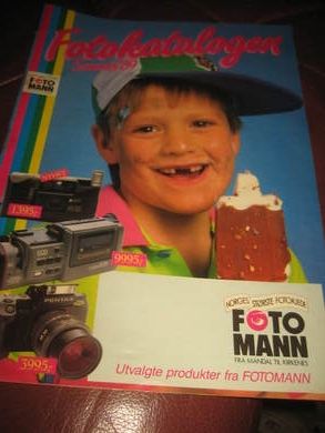 Fotokatalogen 1989, fra FOTO MAN.