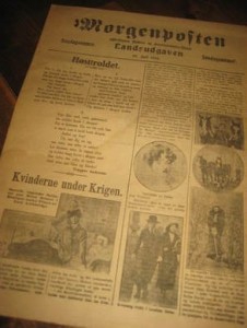 1915, 25. juli, MORGENPOSTEN, Søndagsnummer.