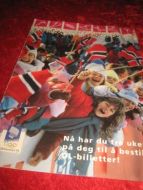 Reklamefolder fra OL i Lillehammer 1994. Nå har du tre uker på deg til å bestille OL- billetter.