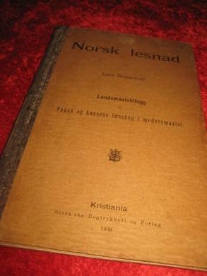 HEGGSTAD: NOESK LESNAD. 1906.