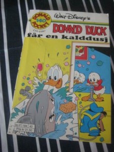 DONALD DUCK FÅR EN KALDDUSJ, BOK NR 140, 1. UTGAVE