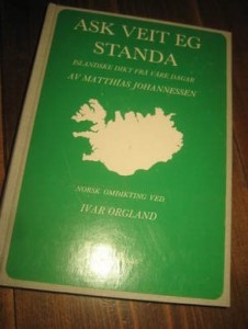 JOHANNESSEN, MATHIAS: ASK VEIT EG STANDA. 1980