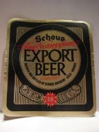 SCHOUS BRYGGERI, EXPORT BEER, 50 tallet.