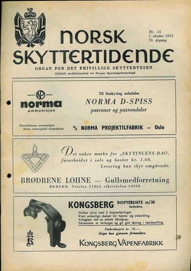 1955,nr 025, NORSK SKYTTERTIDENDE