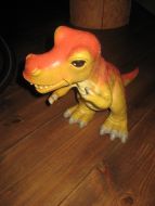 Eldre gummileke, Dinosaur, ca 50 cm lang, 70 tallet?