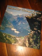 Reklamefolder fra Geiranger på 80 tallet