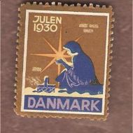 1930, julemerke fra Danmark, ustempla