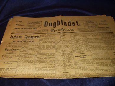 1893,nr 100, Dagbladet