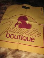 JEANETTE boutique, Florø, 80 tallet.