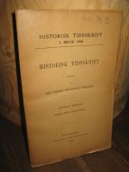 1906,hefte nr 3, HISTORISK TIDSSKRIFT.