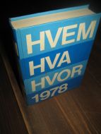 1978, HVEM HVA HVOR