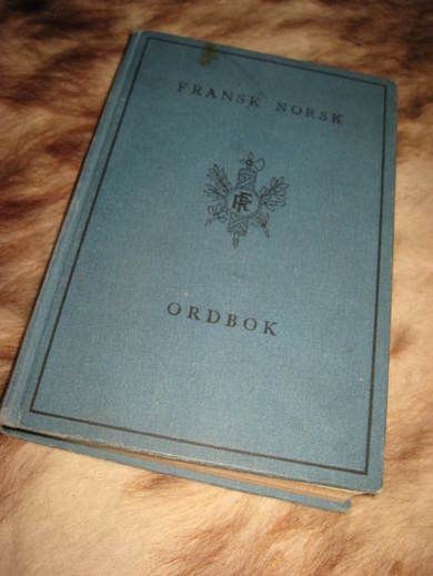 FRANSK _ NORSK ORDBOK. 1971.