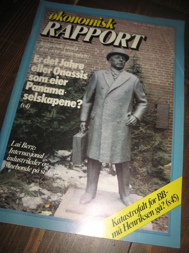 1982,nr 006, økonomisk RAPPORT