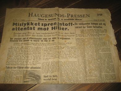 1944,nr 167, HAUGESUNDS AVIS. 2. årgang.